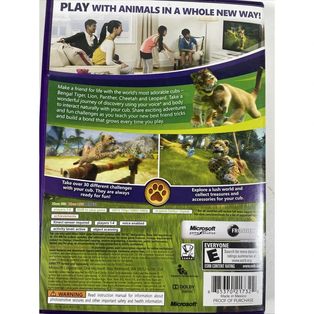 N/A kinectimals xbox